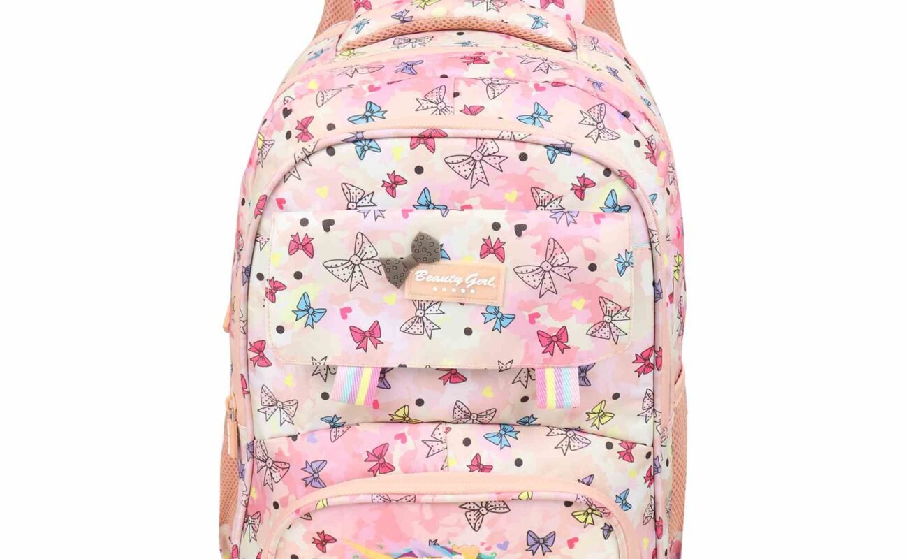 BEAUTY GIRLS BY HOTSHOT 1606|School Bag|Tuition Bag|College Backpack|For Girls & Women|19 Inch|32L School Bag