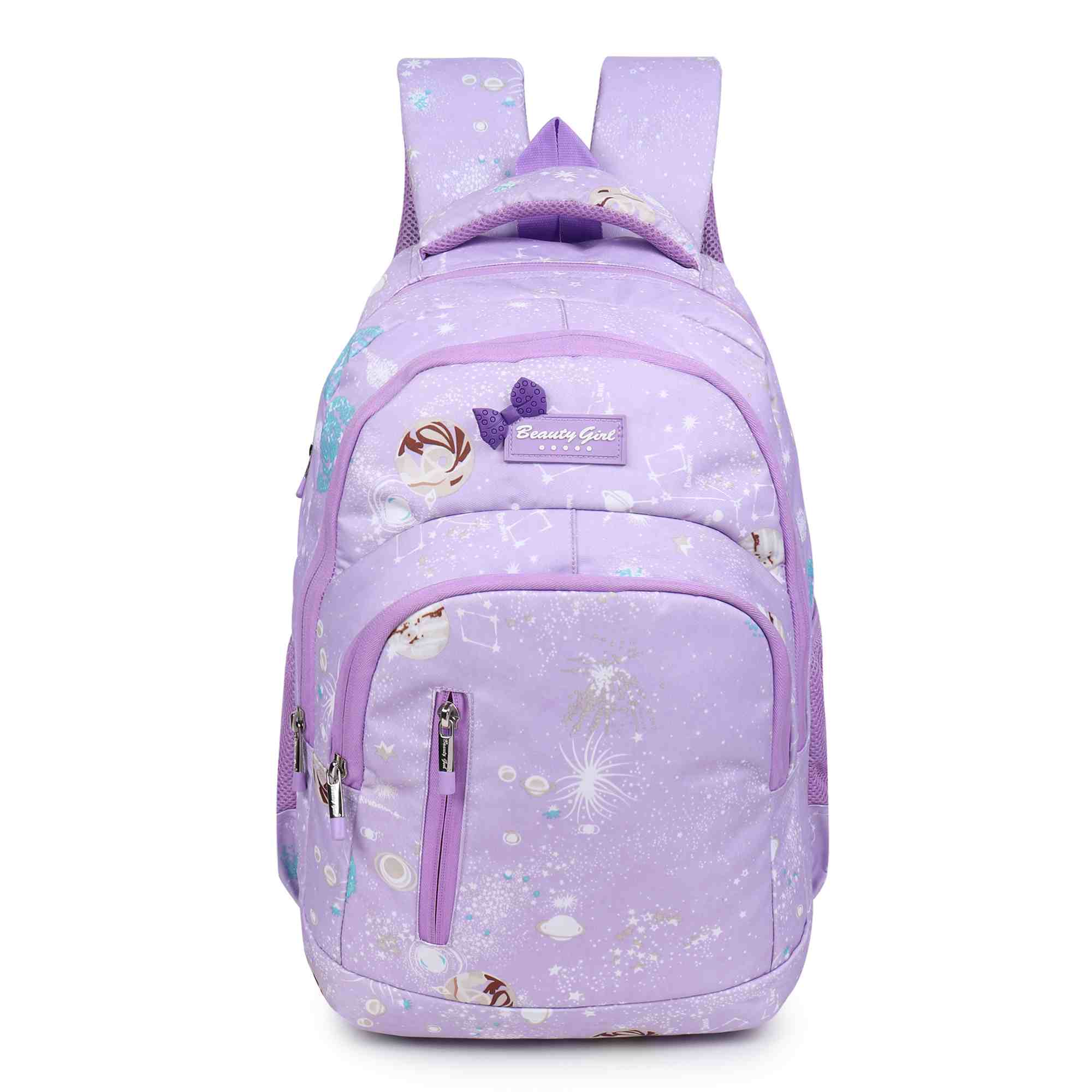 BEAUTY GIRLS BY HOTSHOT 1522 School Bag Tuition Bag College Backpack For Girls Women 18 Inch 30L School Bag