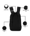 HOT SHOT Large 35 L Laptop Backpack HOTSHOT 1373 DYNAMIC SERIES|Office bag|Laptop Backpack|Casual Backpack|15.6 inch (Black) - Image 6