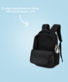 HOT SHOT Large 35 L Laptop Backpack HOTSHOT 1373 DYNAMIC SERIES|Office bag|Laptop Backpack|Casual Backpack|15.6 inch (Black) - Image 2