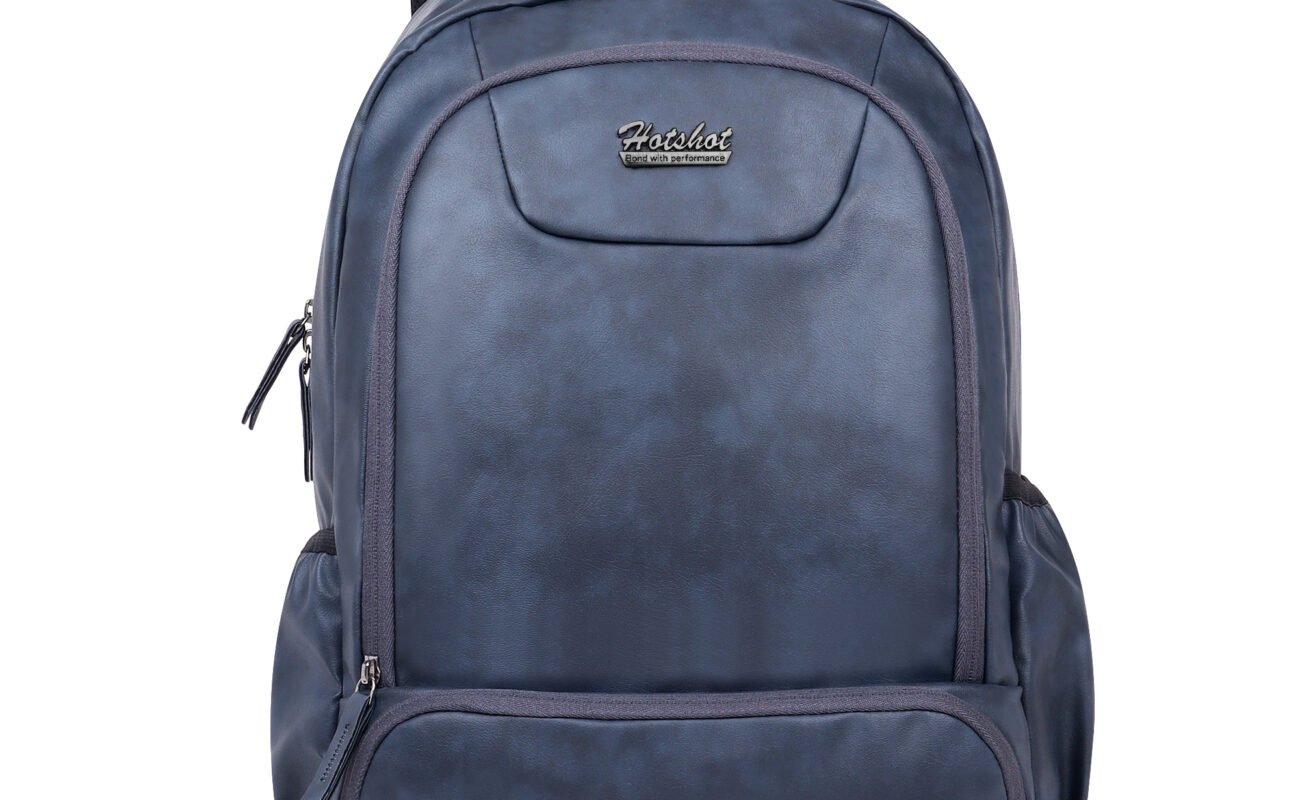 HOT SHOT BAGS VINTAGE SERIES 1387 28L FAUX LEATHER WATER RESISTANT ANTI THEFT LAPTOP BACKPACK | OFFICE BACKPACK | COLLEGE BACKPACK