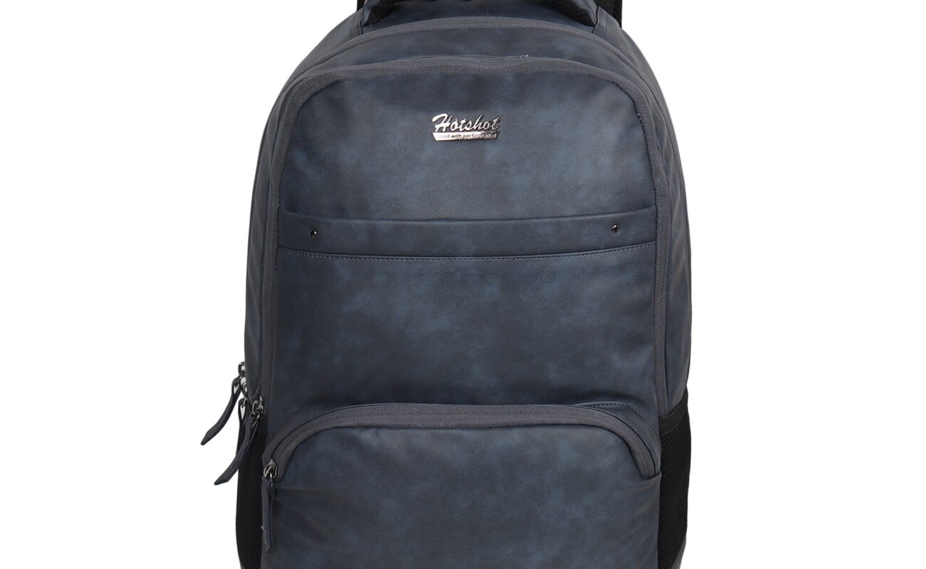 HOT SHOT BAGS VINTAGE SERIES 1395 32L FAUX LEATHER WATER RESISTANT ANTI THEFT LAPTOP BACKPACK | OFFICE BACKPACK | COLLEGE BACKPACK