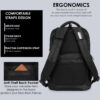 HOTSHOT LAPTOP BAGS ELITE_1408| ANTI THEFT POCKET & KEY HOOK|USB CHARGING PORT|TROLLEY SLEEVE|OFFICE BAG |LAPTOP BACKPACK| COLLEGE BACKPACK|WATER RESISTANT 22 LITERS - Image 5