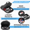 HOTSHOT LAPTOP BAGS PHANTOM_1422| CARD,PHONE & KEY HOLDER|USB CHARGING PORT|TROLLEY SLEEVE|OFFICE BAG |LAPTOP BACKPACK| COLLEGE BACKPACK|WATER RESISTANT 28 LITERS - Image 5