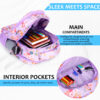 BEAUTY GIRLS SCHOOL BAG_1521|SCHOOL BAG |TUTION BAG| COLLEGE BACKPACK|OFFICE BAG|FOR GIRLS & WOMEN| WATER RESISTANT BAG |32L SCHOOL BAG - Image 4