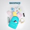 BEAUTY GIRLS LAPTOP BAG_1615|COLLEGE BACKPACK|ANTI THEFT POCKET|TROLLEY SLEEVE|LAPTOP BACKPACK |SCHOOL BAG| TUTION BAG|15.6 IN|FOR GIRLS & WOMEN|WATER RESISTANT 22 LITERS - Image 5