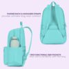BEAUTY GIRLS LAPTOP BAG_1615|COLLEGE BACKPACK|ANTI THEFT POCKET|TROLLEY SLEEVE|LAPTOP BACKPACK |SCHOOL BAG| TUTION BAG|15.6 IN|FOR GIRLS & WOMEN|WATER RESISTANT 22 LITERS - Image 4