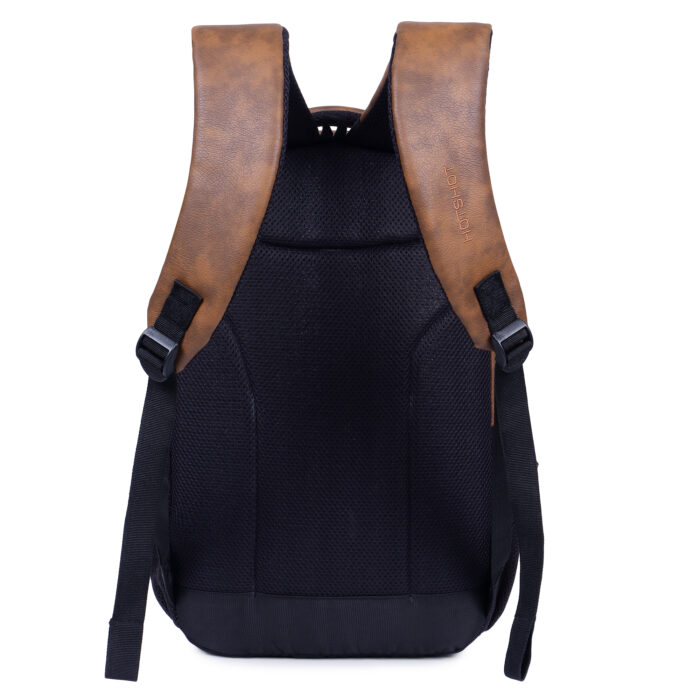 HOTSHOT BAGS VINTAGE SERIES|FAUX LEATHER| LAPTOP BACKPACK|15.6 INCH|OFFICE BAG|COLLEGE BACKPACK |TUTION BAG|SCHOOL BAG |18 INCH|BOYS & GIRLS|MEN & WOMEN |30 LITER LAPTOP BACKPACK - Image 6