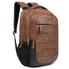 HOTSHOT BAGS VINTAGE SERIES_1410 30L FAUX LEATHER 15.6 INCH|LAPTOP BAG|SCHOOL BAG|OFFICE BACKPACK |COLLEGE BACKPACK|18 INCH|WATER RESISTANT|LAPTOP BACKPACK FOR MEN & WOMEN - Image 2