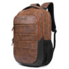 HOTSHOT BAGS VINTAGE SERIES_1410 30L FAUX LEATHER 15.6 INCH|LAPTOP BAG|SCHOOL BAG|OFFICE BACKPACK |COLLEGE BACKPACK|18 INCH|WATER RESISTANT|LAPTOP BACKPACK FOR MEN & WOMEN - Image 3