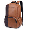 HOTSHOT BAGS VINTAGE SERIES_1411 32L FAUX LEATHER |15.6 INCH|LAPTOP BAG|TROLLY SLEEVE |SCHOOL BAG|OFFICE BACKPACK |COLLEGE BACKPACK|WATER RESISTANT|18 INCH|LAPTOP BACKPACK FOR MEN & WOMEN - Image 3