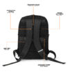 HOTSHOT BAGS XPLORER_1425 22L |ANTI THEFT POCKET|USB TYPE C CHARGING PORT|TROLLEY SLEEVE|15.6 INCH|PREMIUM BACKPACK |WATER RESISTANT|FOR MEN & WOMEN - Image 3