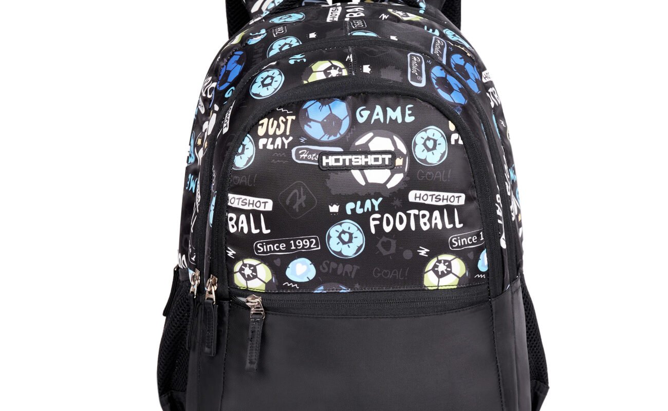HOTSHOT SCHOOL BAG KICK OFF_1433|SCHOOL BAG|TUTUION BAG|WATER RESISTANT BAG|KIDS & CHILDRENS BACKPACK|17 INCH|FOR BOYS & GIRLS|28 LITERS SCHOOL BAG FOR BOYS