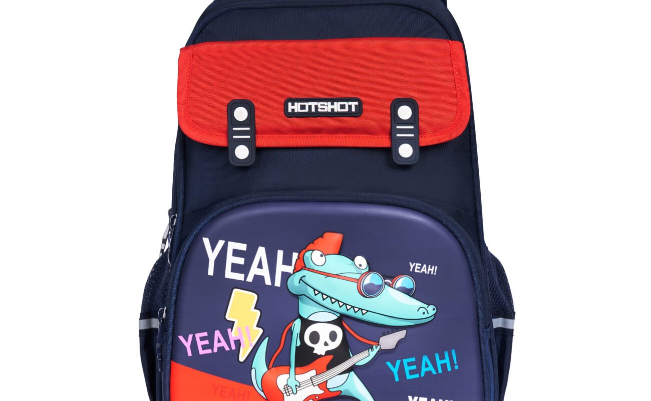 HOTSHOT SCHOOL BAG CROC_1447|SCHOOL BAG|TUTUION BAG|WATER RESISTANT BAG|KIDS & CHILDRENS BACKPACK|17 INCH|FOR BOYS & GIRLS|32 LITERS SCHOOL BAG FOR BOYS