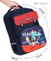 HOTSHOT SCHOOL BAG CROC_1447|SCHOOL BAG|TUTUION BAG|WATER RESISTANT BAG|KIDS & CHILDRENS BACKPACK|17 INCH|FOR BOYS & GIRLS|32 LITERS SCHOOL BAG FOR BOYS - Image 6