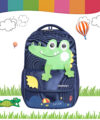 HOTSHOT BAG CROC_1451|SCHOOL BAG|TUTUION BAG |KIDS & CHILDRENS BACKPACK|WATER RESISTANT|15 INCH|BOYS & GIRLS|20 LITERS KIDS BACKPACK FOR BOYS - Image 11