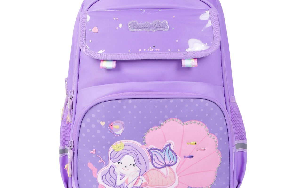BEAUTY GIRLS BY HOTSHOT MERMAID_1618| SCHOOL BAG|TUTUION BAG|COLLEGE BACKPACK |WATER RESISTANT |KIDS BAG|17 INCH|FOR GIRLS & WOMEN|32 LITERS SCHOOL BAG FOR GIRLS