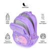 BEAUTY GIRLS BY HOTSHOT MERMAID_1618| SCHOOL BAG|TUTUION BAG|COLLEGE BACKPACK |WATER RESISTANT |KIDS BAG|17 INCH|FOR GIRLS & WOMEN|32 LITERS SCHOOL BAG FOR GIRLS - Image 7