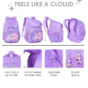 BEAUTY GIRLS BY HOTSHOT MERMAID_1618| SCHOOL BAG|TUTUION BAG|COLLEGE BACKPACK |WATER RESISTANT |KIDS BAG|17 INCH|FOR GIRLS & WOMEN|32 LITERS SCHOOL BAG FOR GIRLS - Image 6