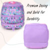 BEAUTY GIRLS BY HOTSHOT JUNGLE PACK_1634|3D EMBOSSED DESGIN| SCHOOL BAG|TUTUION BAG|WATER RESISTANT|KIDS BAG|17 INCH|FOR GIRLS|30 LITERS SCHOOL BAG FOR GIRLS - Image 6