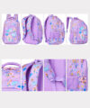 BEAUTY GIRLS BY HOTSHOT AQUA_1645 |3D EMBOSSED DESGIN| SCHOOL BAG|TUTION BAG|KIDS BAG|WATER RESISTANT|19 INCH|FOR GIRLS |30 LITERS BACKPACK FOR GIRLS - Image 8