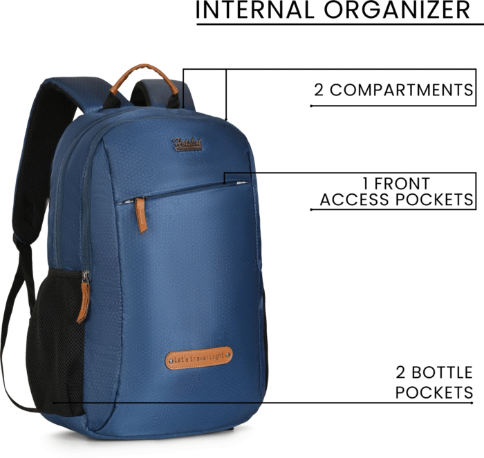 HOTSHOT BAG CROSS_1390|LAPTOP BACKPACK|SCHOOL BAG|TUTION |COLLEGE|WATER RESISTANT BACKPACK|17 INCH|FOR BOYS & GIRLS|FOR MEN & WOMEN |25 LITERS BACKPACK - Image 7