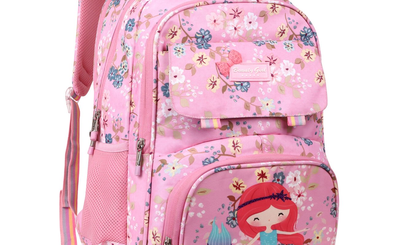 BEAUTY GIRLS BY HOTSHOT 1606|SCHOOL BAG|TUTION BAG|COLLEGE BACKPACK|LARGE SIZE|WATER RESISTANT|19 INCH|FOR GIRLS & WOMEN|32 LITERS BACKPACK