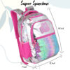 HOTSHOT Barbie School Bag for Kids|TUTION Bag|16 INCH|Girls & Women|26 L Small Backpack|Water Resistant|school bag - Image 5