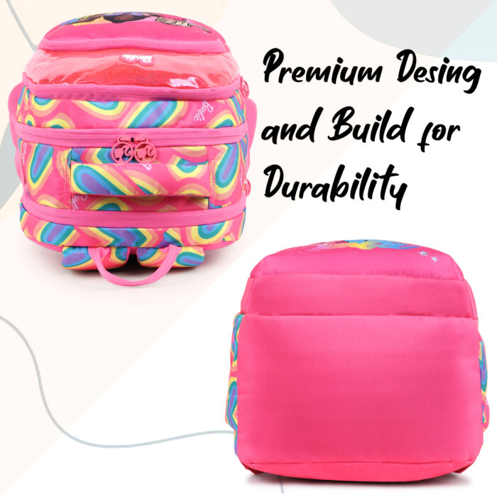 HOTSHOT BARBIE SCHOOL BAG FOR KIDS|TUTION BAG|19 INCH|GIRLS & WOMEN|30 L LARGE BACKPACK - Image 8