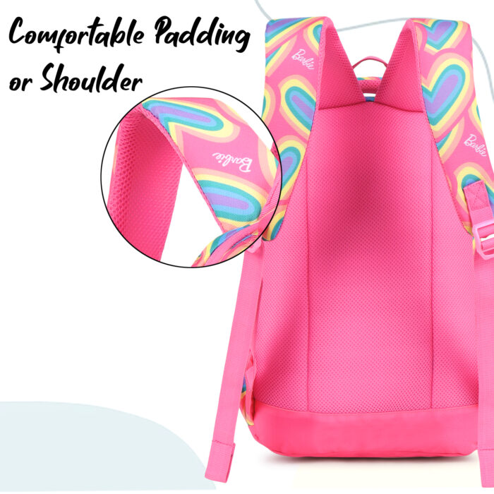 HOTSHOT BARBIE SCHOOL BAG FOR KIDS|TUTION BAG|19 INCH|GIRLS & WOMEN|30 L LARGE BACKPACK - Image 7