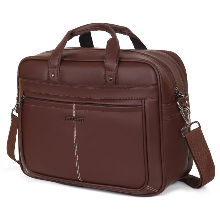HOTSHOT EXECUTIVE_2001|LEATHER MESSANGER BAG|LAPTOP MESSAMGER BAG|LAPTOP SLING BAG|OFFICE BAG|SHOULDER BAG|15.6 INCH|WATER RESISTANT |20 L LAPTOP BAG FOR MEN & WOMEN - Image 10
