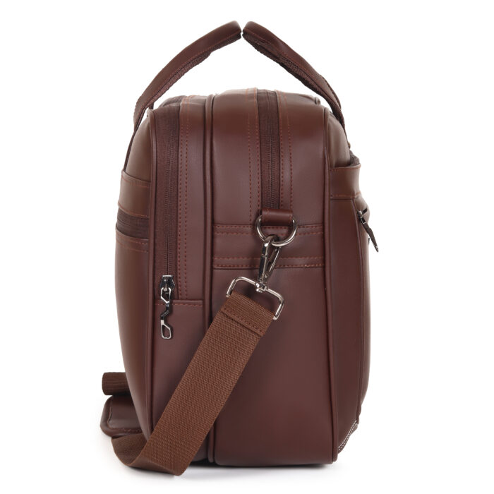 HOTSHOT EXECUTIVE_2001|LEATHER MESSANGER BAG|LAPTOP MESSAMGER BAG|LAPTOP SLING BAG|OFFICE BAG|SHOULDER BAG|15.6 INCH|WATER RESISTANT |20 L LAPTOP BAG FOR MEN & WOMEN - Image 3