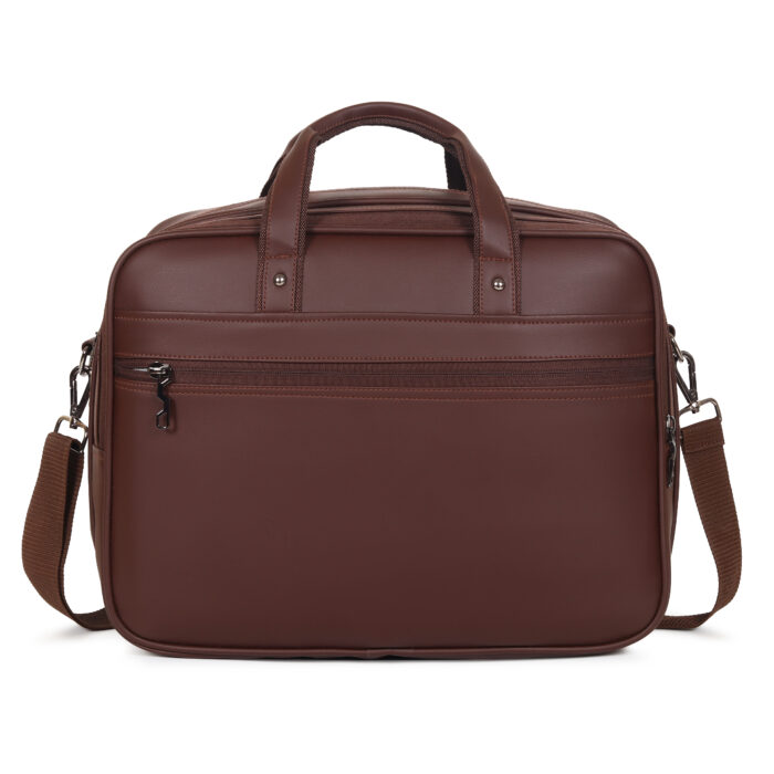 HOTSHOT EXECUTIVE_2001|LEATHER MESSANGER BAG|LAPTOP MESSAMGER BAG|LAPTOP SLING BAG|OFFICE BAG|SHOULDER BAG|15.6 INCH|WATER RESISTANT |20 L LAPTOP BAG FOR MEN & WOMEN - Image 2