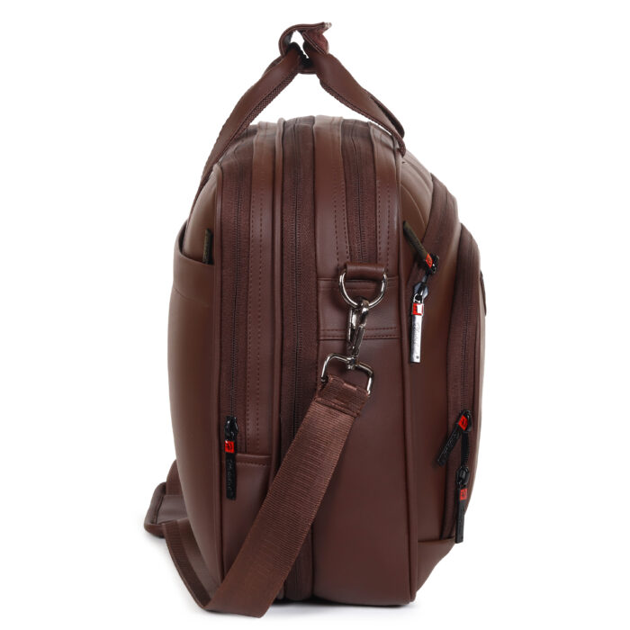 HOTSHOT EXECUTIVE_2003|LEATHER MESSANGER BAG|LAPTOP MESSAMGER BAG|LAPTOP SLING BAG|OFFICE BAG|EXPANDABLE DESIGN|15.6 INCH|WATER RESISTANT |25 L LAPTOP BAG FOR MEN & WOMEN - Image 8