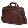 HOTSHOT EXECUTIVE_2003|LEATHER MESSANGER BAG|LAPTOP MESSAMGER BAG|LAPTOP SLING BAG|OFFICE BAG|EXPANDABLE DESIGN|15.6 INCH|WATER RESISTANT |25 L LAPTOP BAG FOR MEN & WOMEN - Image 2