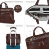 HOTSHOT EXECUTIVE_2004|LEATHER MESSANGER BAG|LAPTOP MESSAMGER BAG|LAPTOP SLING BAG|OFFICE BAG|TROLLY SLEEVE|15.6 INCH|WATER RESISTANT |10 L LAPTOP BAG FOR MEN & WOMEN - Image 8