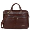 HOT SHOT EXECUTIVE_2004|LEATHER MESSANGER BAG|LAPTOP MESSANGER BAG|LAPTOP SLING BAG|OFFICE BAG|TROLLY SLEEVE|15.6 INCH|WATER RESISTANT |10 L LAPTOP BAG FOR MEN & WOMEN