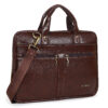 HOTSHOT EXECUTIVE_2004|LEATHER MESSANGER BAG|LAPTOP MESSAMGER BAG|LAPTOP SLING BAG|OFFICE BAG|TROLLY SLEEVE|15.6 INCH|WATER RESISTANT |10 L LAPTOP BAG FOR MEN & WOMEN - Image 3