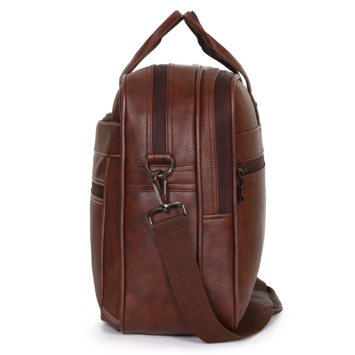 HOTSHOT EXECUTIVE_2006|LEATHER MESSANGER BAG|LAPTOP MESSAMGER BAG|LAPTOP SLING BAG|OFFICE BAG|SHOULDER BAG|15.6 INCH|WATER RESISTANT |18 L LAPTOP BAG FOR MEN & WOMEN - Image 11