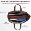 HOTSHOT EXECUTIVE_2006|LEATHER MESSANGER BAG|LAPTOP MESSAMGER BAG|LAPTOP SLING BAG|OFFICE BAG|SHOULDER BAG|15.6 INCH|WATER RESISTANT |18 L LAPTOP BAG FOR MEN & WOMEN - Image 6