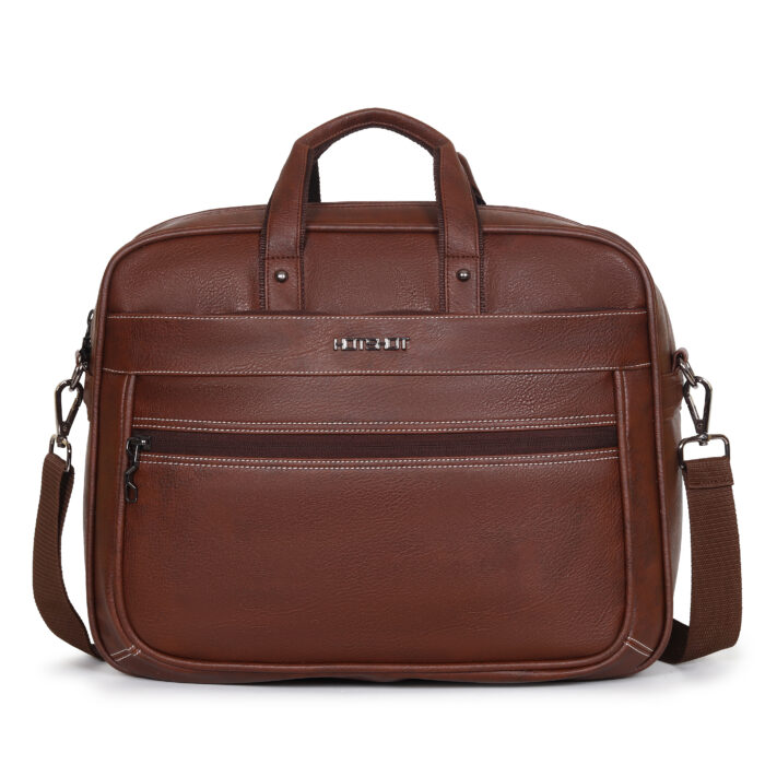 HOTSHOT EXECUTIVE_2006|LEATHER MESSANGER BAG|LAPTOP MESSAMGER BAG|LAPTOP SLING BAG|OFFICE BAG|SHOULDER BAG|15.6 INCH|WATER RESISTANT |18 L LAPTOP BAG FOR MEN & WOMEN - Image 1