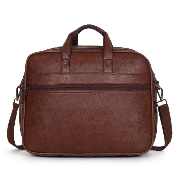 HOTSHOT EXECUTIVE_2006|LEATHER MESSANGER BAG|LAPTOP MESSAMGER BAG|LAPTOP SLING BAG|OFFICE BAG|SHOULDER BAG|15.6 INCH|WATER RESISTANT |18 L LAPTOP BAG FOR MEN & WOMEN - Image 2