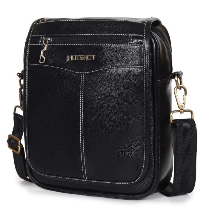 HOTSHOT TRIPSTER_2007|FAUX LEATHER SLING BAG|SIDE BAG|TRAVEL BAG|SHOULDER BAG|PASSPORT BAG|CROSS BODY BAG|WATER RESISTANT|7 LITER SLING BAG FOR MEN & WOMEN - Image 2
