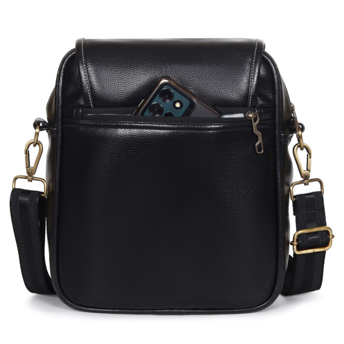 HOTSHOT TRIPSTER_2007|FAUX LEATHER SLING BAG|SIDE BAG|TRAVEL BAG|SHOULDER BAG|PASSPORT BAG|CROSS BODY BAG|WATER RESISTANT|7 LITER SLING BAG FOR MEN & WOMEN - Image 4