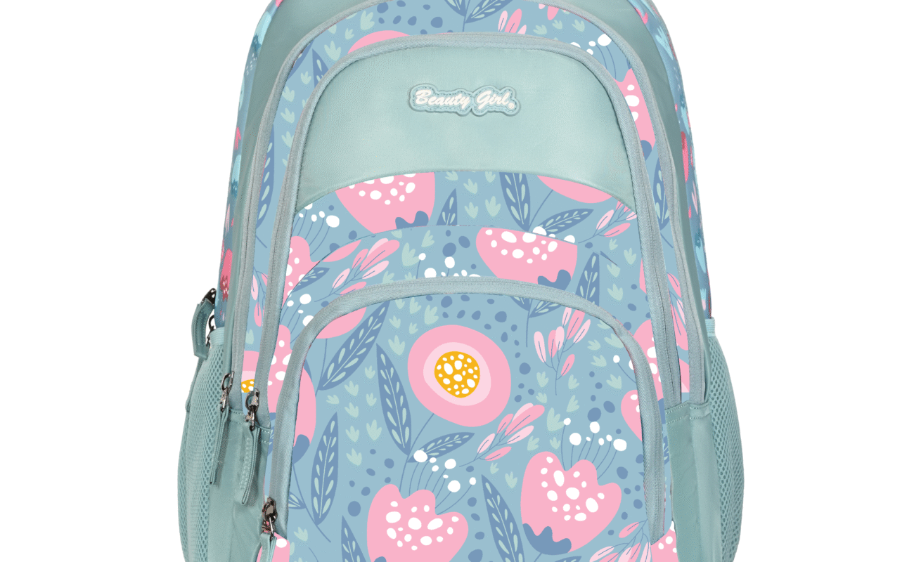 BEAUTY GIRLS BY HOTSHOT FLORAL_0523|SCHOOL BAG|TUTION BAG|COLLEGE BACKPACK|LARGE SIZE|WATER RESISTANT|19 INCH|FOR GIRLS & WOMEN|36 LITERS BACKPACK