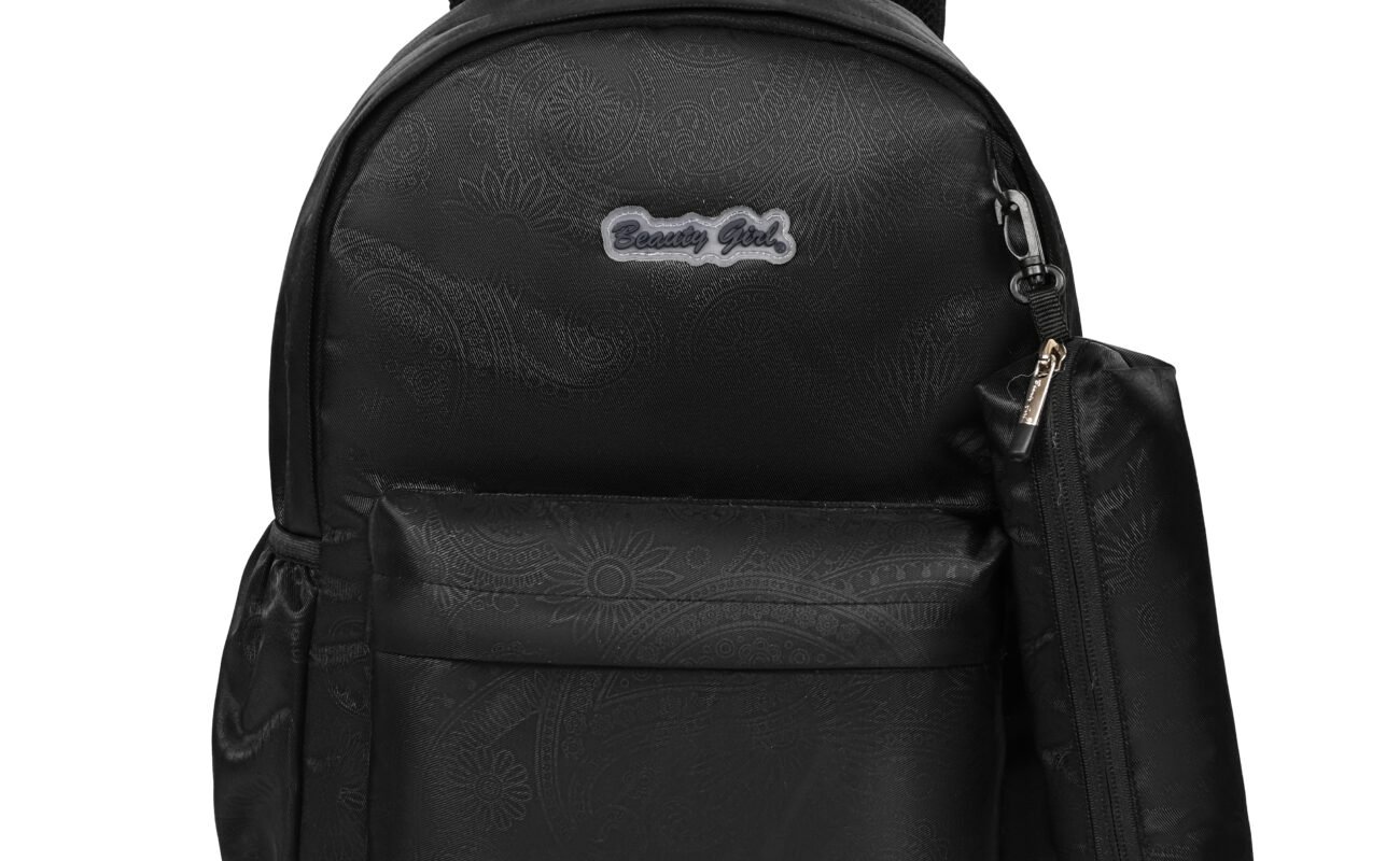 BEAUTY GIRLS BY HOTSHOT |COLLEGE BACKPACK|SCHOOL BAG|TUTION BAG|TABLET SLEEVE|JOY POUCH|WATER RESISTANT BAG|FOR GIRLS & WOMEN 15L