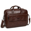 HOTSHOT EXECUTIVE_2011|LEATHER MESSANGER BAG|LAPTOP MESSAMGER BAG|LAPTOP SLING BAG|OFFICE BAG|TROLLY SLEEVE|15.6 INCH|WATER RESISTANT|15 L LAPTOP BAG FOR MEN & WOMEN - Image 4