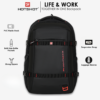 HOT SHOT PHANTOM-X,Detachable Key Ring,Trolley sleeve,Suspension straps,laptop backpack for men,bag for men,office&college,32L for men & women - Image 5