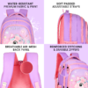 BEAUTY GIRLS BY HOTSHOT SEAHORSE_1655| school bag for girls|kids bag for girls|17 inch|backpack for girls |water resistant|26L school bag - Image 10