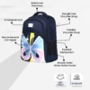 BEAUTY GIRLS BY HOTSHOT MYSTICAL_1657|school bag for girls|kids bag|18 inch|backpack for girls |water resistant|28L school bag - Image 9
